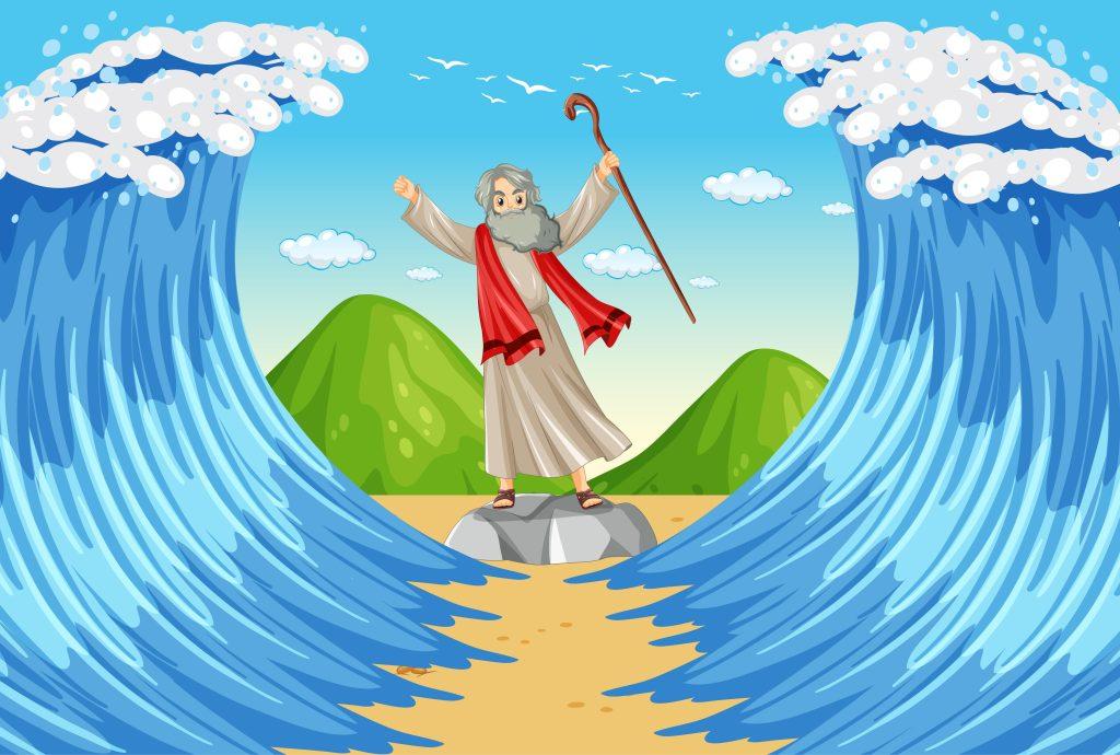 Moisés abrindo o Mar Vermelho